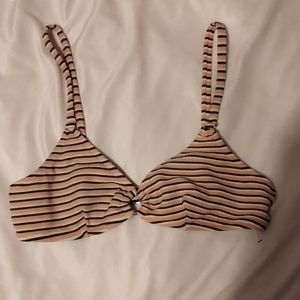 pink green and white bikini top